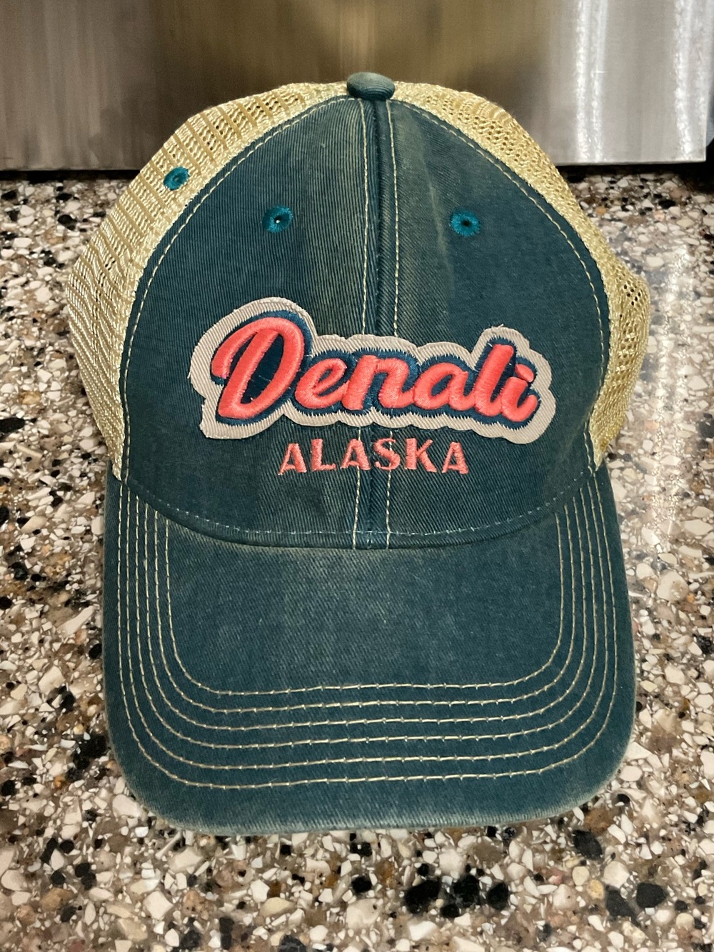 Legacy Denali Alaska Green & Tan Trucker Hat